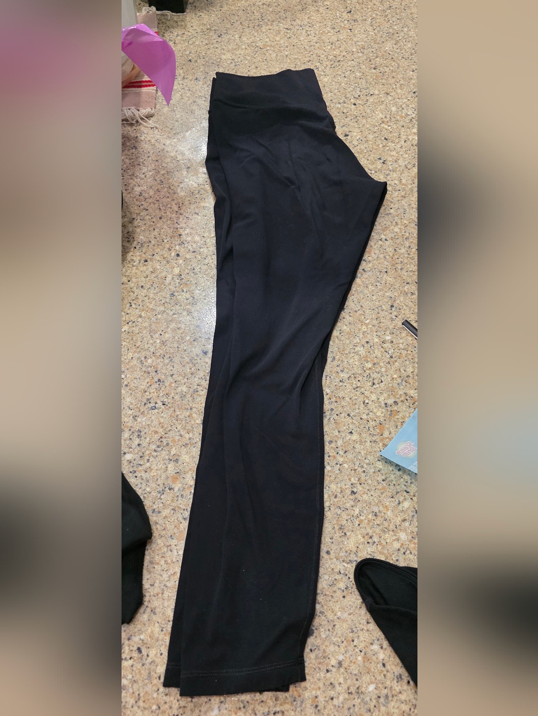 Fabletics 7/8 Luxe Black High-Waist Leggings